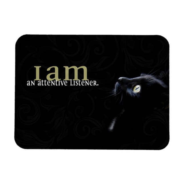 Imán Soy un oyente atento Motivation Affirmation (Horizontal)