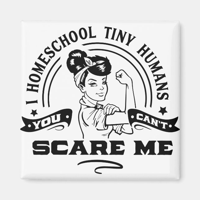 Imán Soy un pequeño humano de la escuela primaria (Frente)