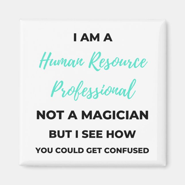 Imán Soy Un Profesional De Recursos Humanos, No Un Mago (Frente)