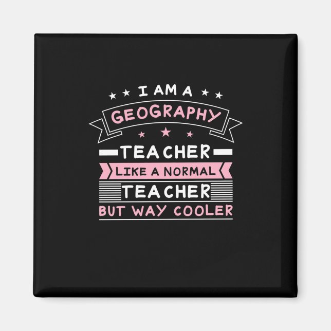 Imán Soy Un Profesor De Geografía (Frente)