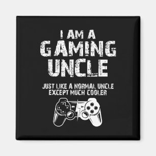 Imán Soy un tío del juego gracioso videojugador lindo v
