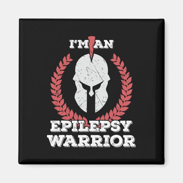 Imán Soy una Epilepsia Warrior Epilepsy Awareness (Frente)