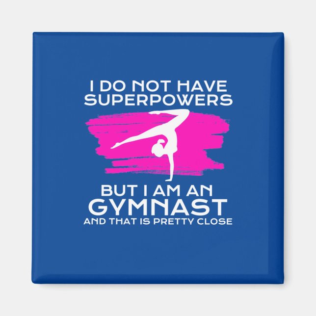 Imán Soy Una Gimnasta Y Eso Es Bonito (Frente)