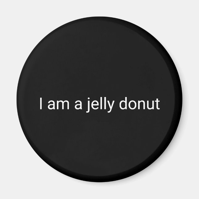 Imán soy una jalea donut (Frente)