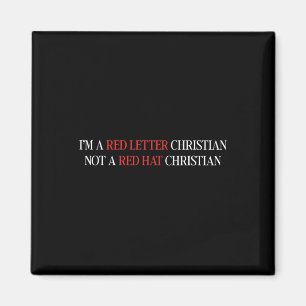 Imán Soy Una Letra Roja Cristiana No Una Cristiana Gorr