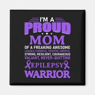 Imán Soy una madre orgullosa Epilepsy Awareness Purple