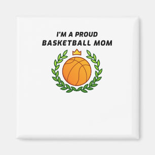 Imán Soy una orgullosa madre de básquetbol