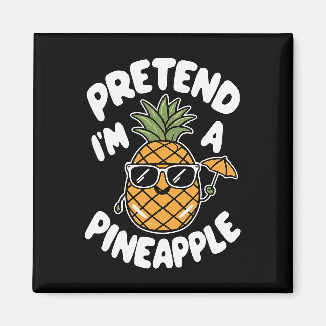 Imán Soy una piña (Frente)