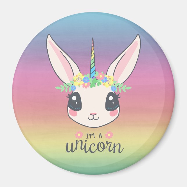 Imán Soy unicornio (Frente)