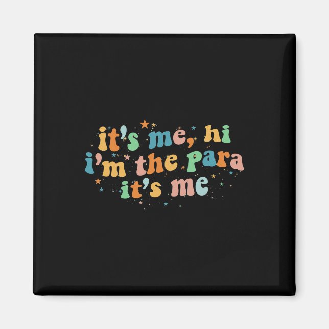 Imán Soy yo Hola, soy el Para It Me (Frente)