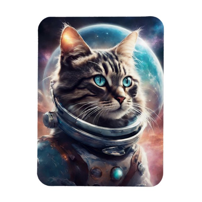 Imán Space Kitty (Vertical)
