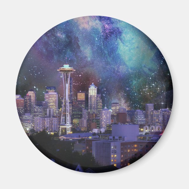 Imán Spacey Seattle (Frente)