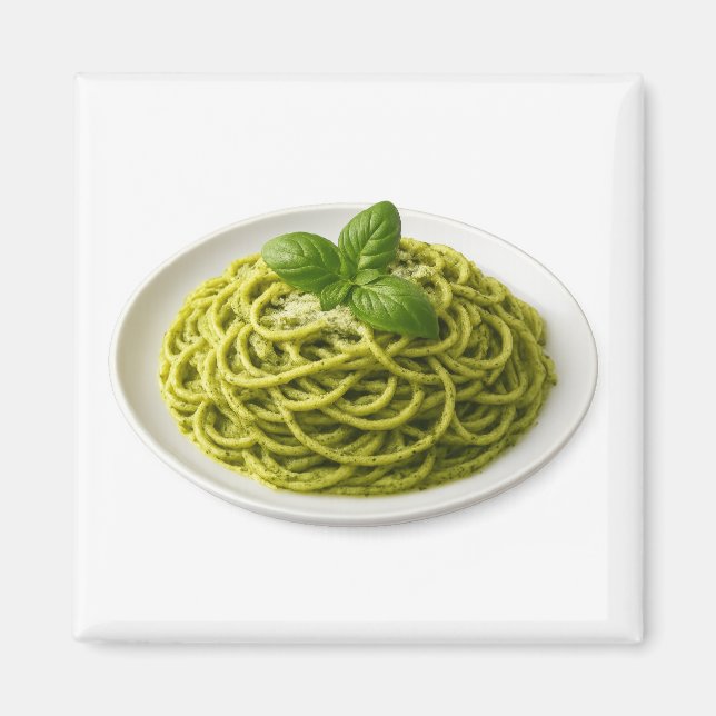 Imán Spaghetti al Pesto Magnet (Frente)
