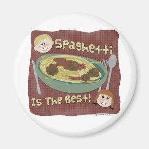 Imán ¡Spaghetti es lo mejor!