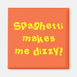 Imán ¡Spaghetti me marea!