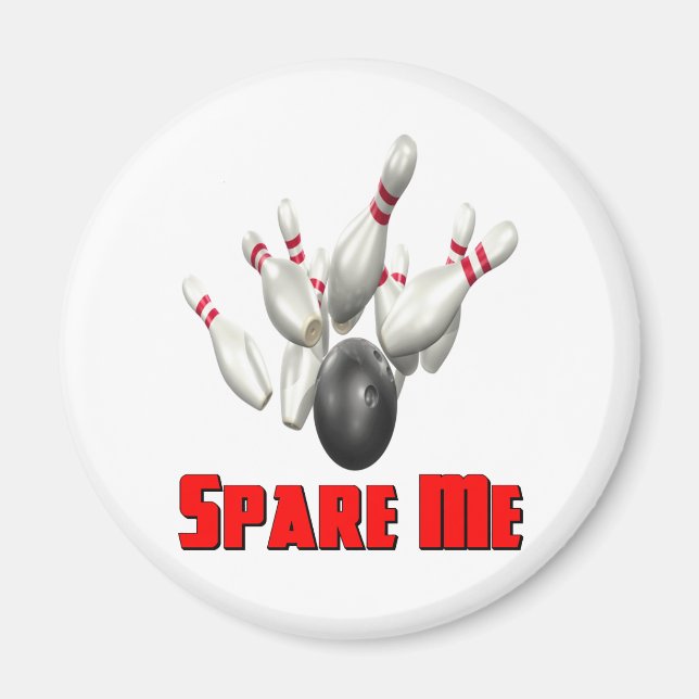 Imán Spare Me Bowling (Frente)