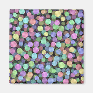 Imán Sparkling Rainbow Polka Dots