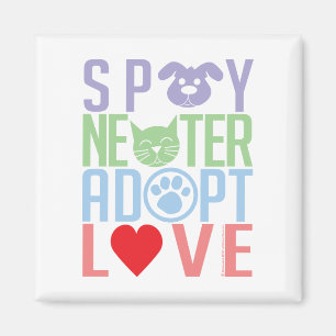 Imán Spay el neutro adoptan el amor 2