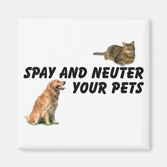 Imán Spay y Neuter (Frente)