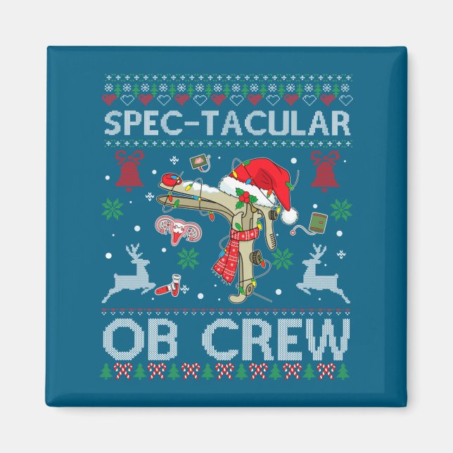 Imán Spectacular Ob Crew Speculum Ugly Xmas Sweater Obg (Frente)