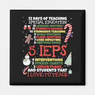 Imán SPED School Tee Gracioso Profesor de Educación Es