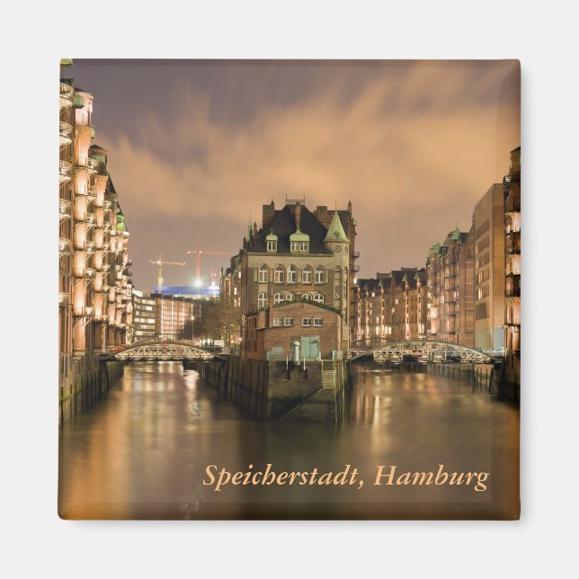 Imán Speicherstadt, Hamburgo (Frente)