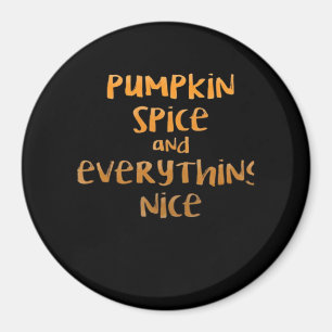 Imán Spice De Calabaza Y Todo El Diseño De Leche Agrada