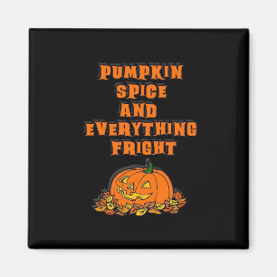 Imán Spice De Calabaza Y Todo El Gráfico Brillante