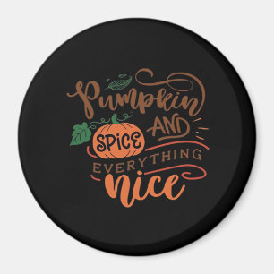 Imán Spice De Calabaza Y Todo Lo Agradable.
