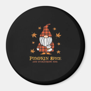 Imán Spice De Calabaza Y Todo Lo Bonito Gnome Beber C