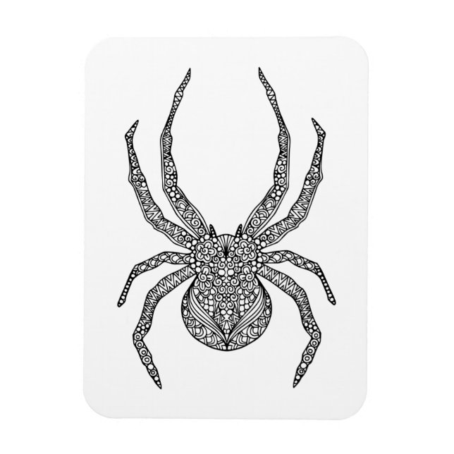 Imán Spider Doodle (Vertical)