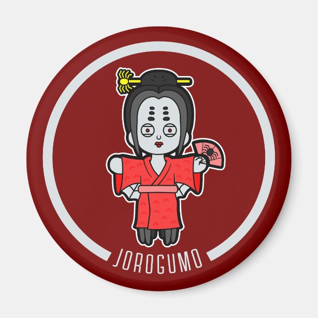 Imán Spider Lady Jorogumo | Yokai japonés (Frente)