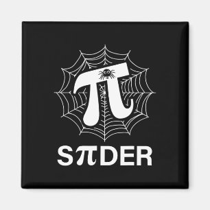 Imán Spider Pi Spider Science Math Teacher Funny Spider