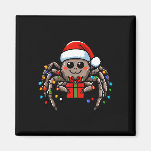 Imán Spider usando Navidades de Santa Hat navidad pijam