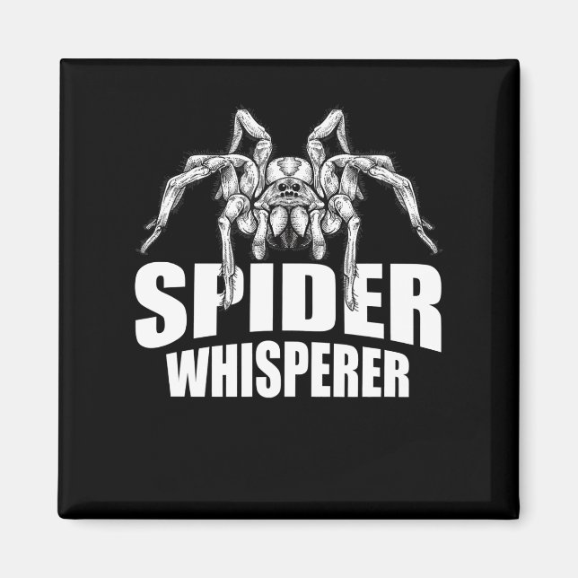 Imán Spider Whisperer Halloween Tarantula Spider Gift (Frente)