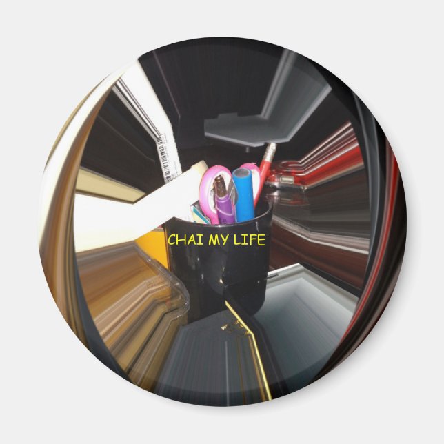 Imán Spinning Office Essentials Modern Wall Decor (Frente)