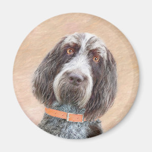 Imán Spinone Italiano Painting - Cute Original Dog Art