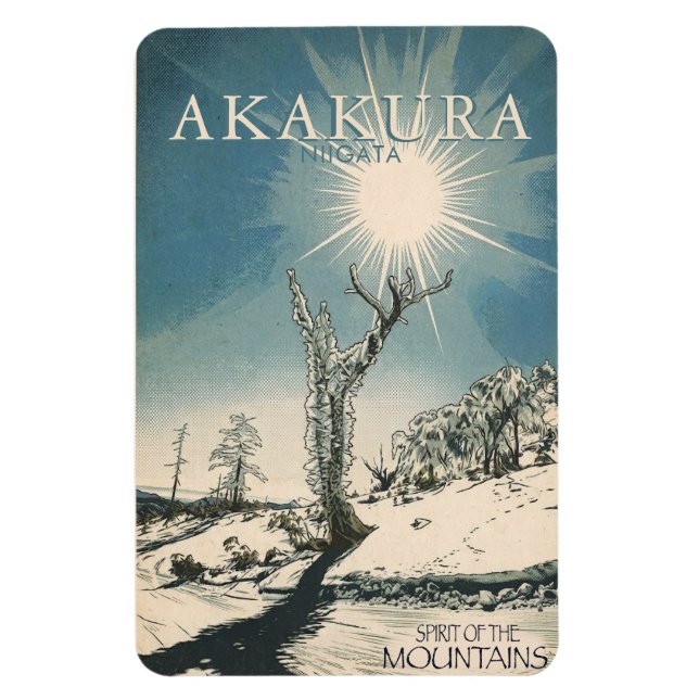 Imán spirit of the mountains - AKAKURA Niigata   (Vertical)
