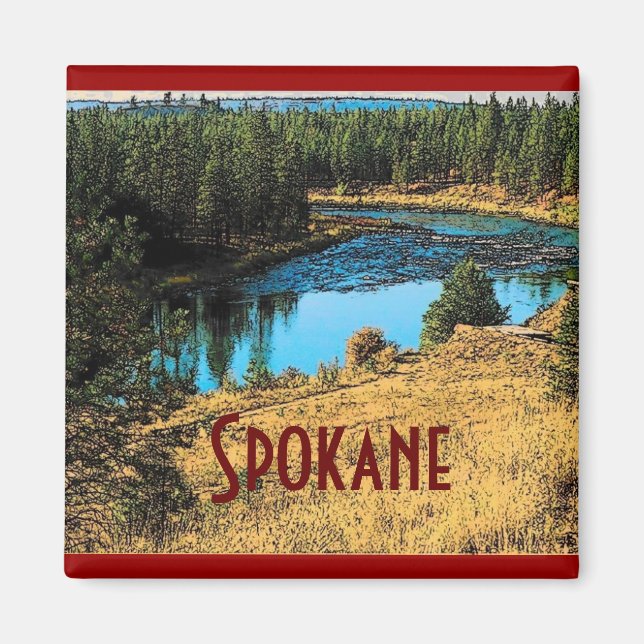 Imán Spokane Magnet (Frente)