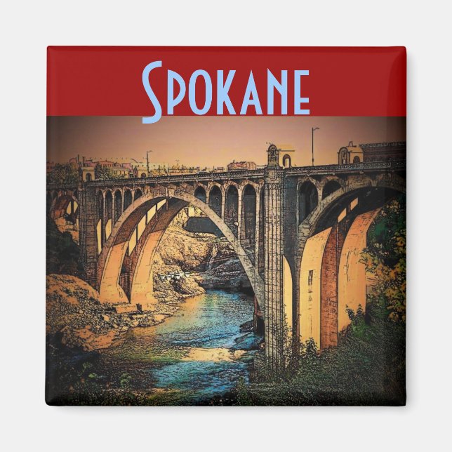 Imán Spokane Magnet (Frente)
