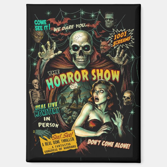 Imán Spook Show Horror Show Magnet (Anverso)