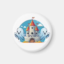 Imán spooky house and ghost