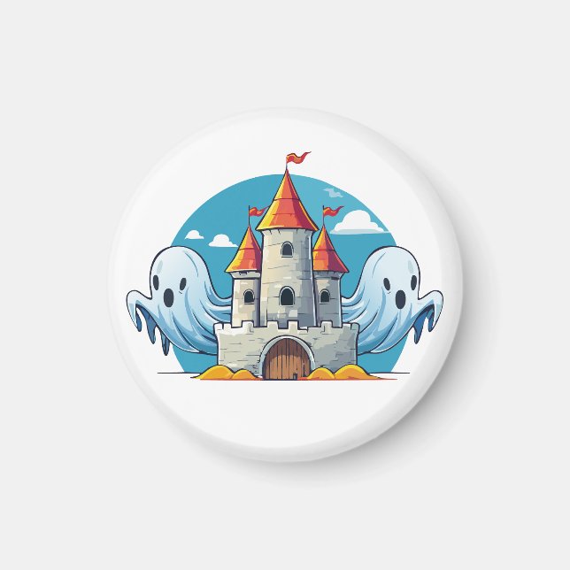 Imán spooky house and ghost (Frente)