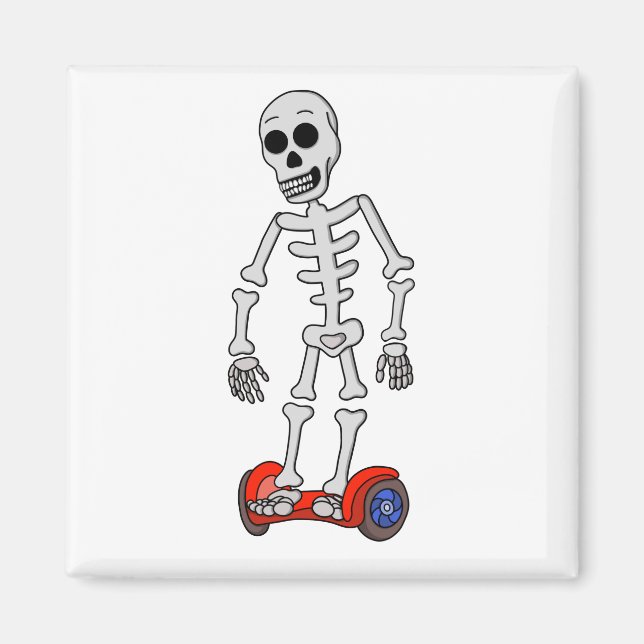 Imán Spooky Hover Bones (Frente)