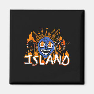 Imán Spooky Island Amusement Park Island Resort Hallowe
