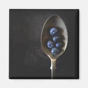 IMÁN "SPOON OF BLUEBERRIES" REFRIGERADOR DE ALIMENTOS M