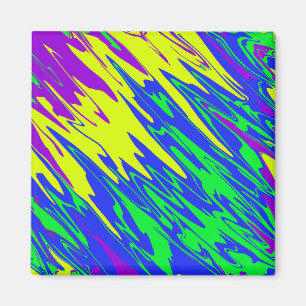 Imán Spray Paint Mardi Gras Blue