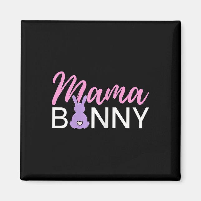 Imán Spring Easter Mama Bunny (Frente)