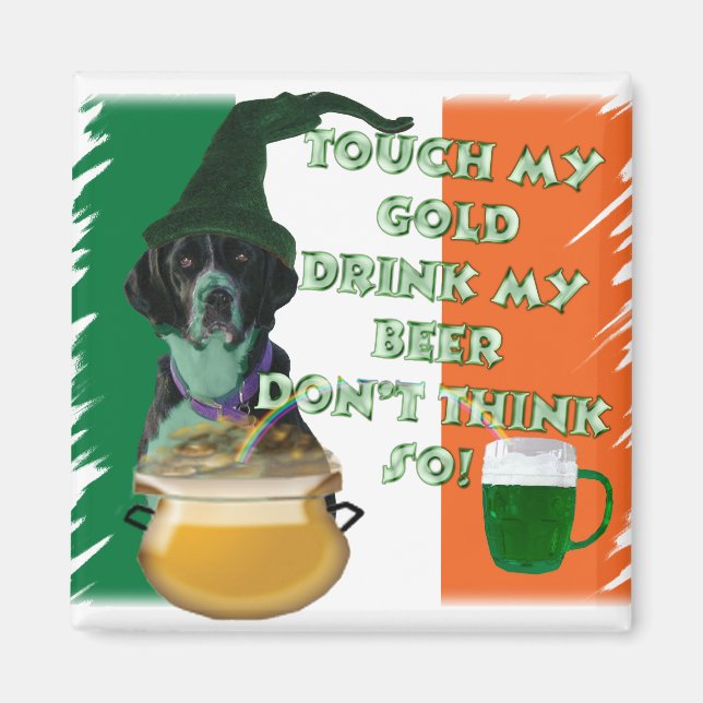 Imán Springer Guard Leprechaun Magnet (Frente)
