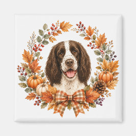 Imán Springer Spaniel Otoño